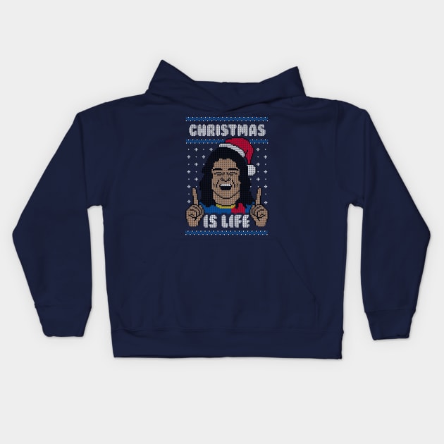 Christmas is Life! Kids Hoodie by Raffiti